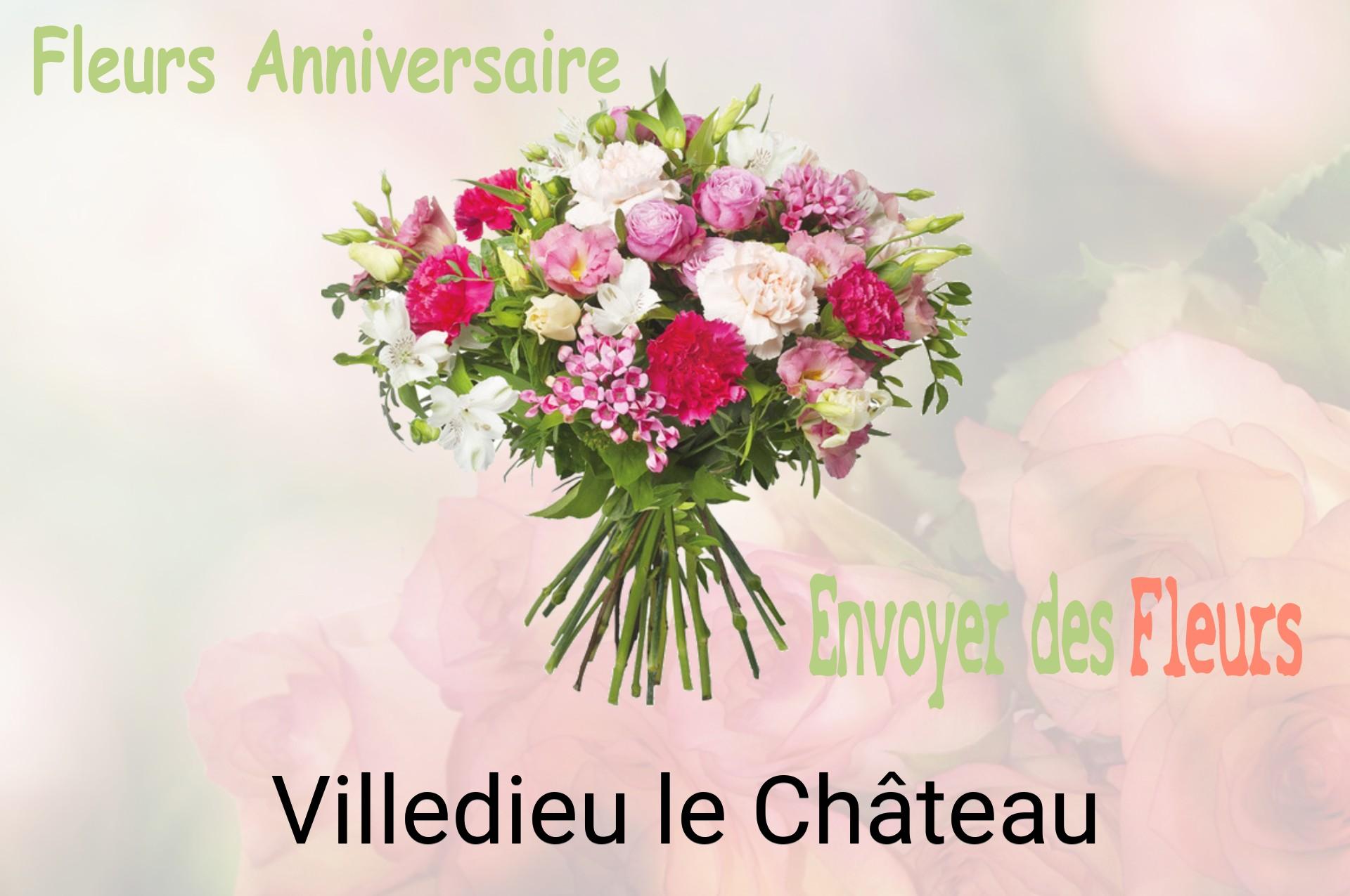 Bouquet de fleurs d’anniversaire livré à Villedieu-le-Château