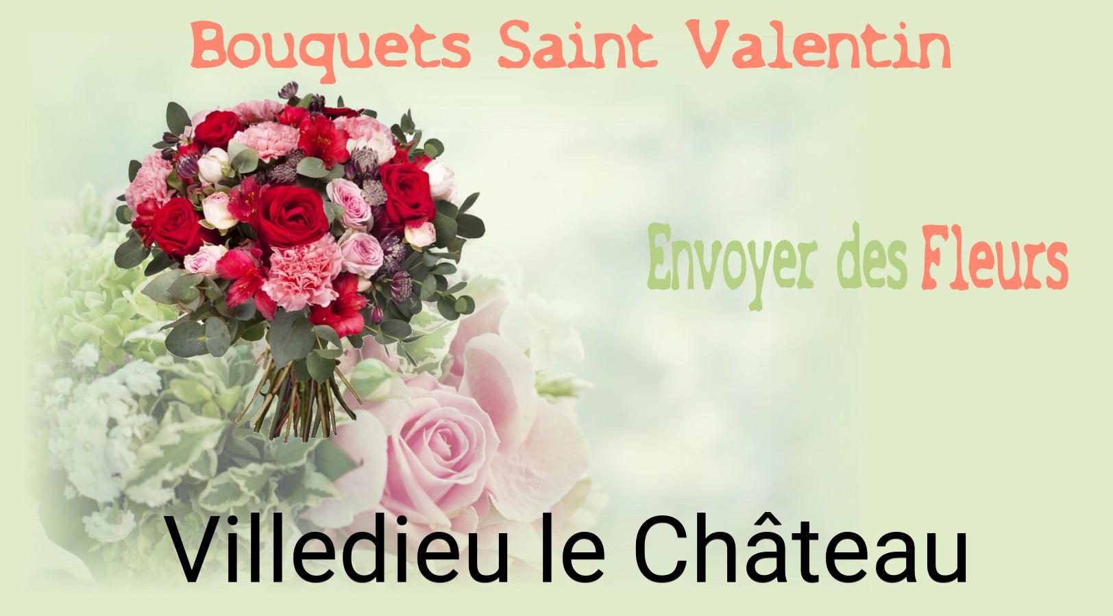 Roses de Saint-Valentin livrées à Villedieu-le-Château